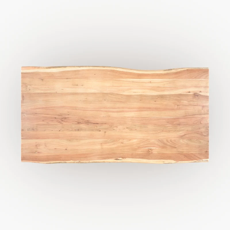 Table rectangulaire Gia en bois massif d'acacia 6 places