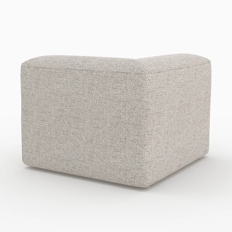 Canapé modulable Hestia en tissu beige 3 places