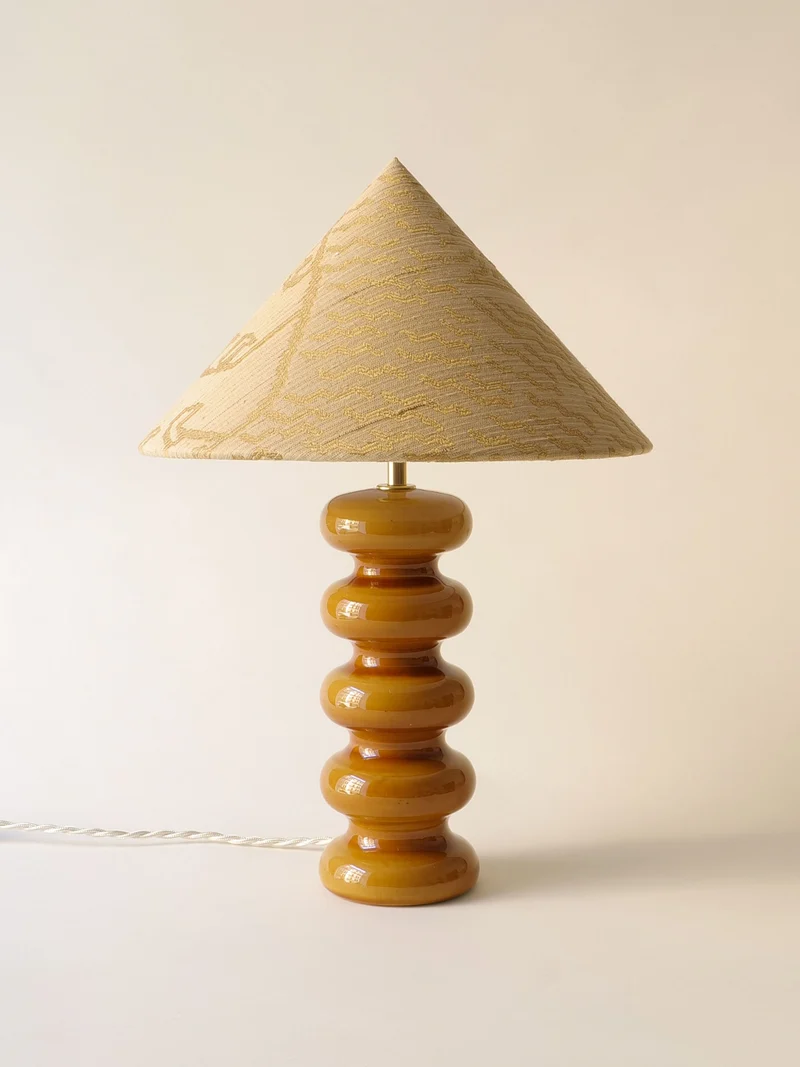 Vintage Sculptural Ceramic Table Lamp, 1970s