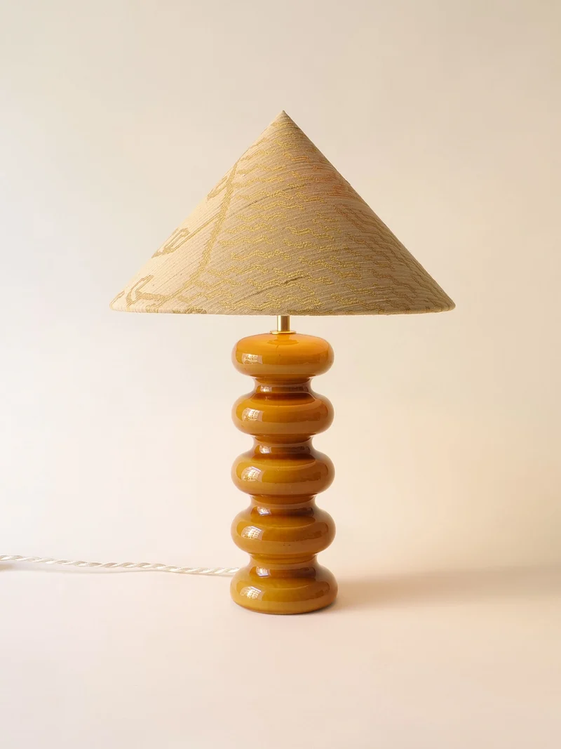 Vintage Sculptural Ceramic Table Lamp, 1970s