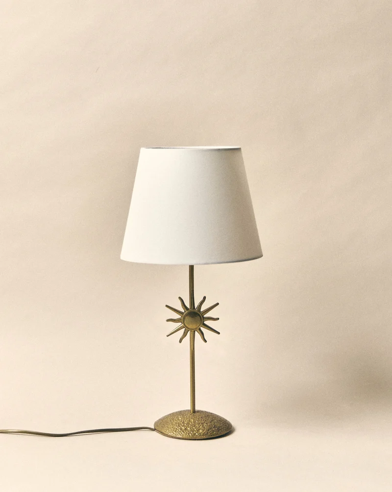 Vintage 'Ischia" Bronze Table Lamp