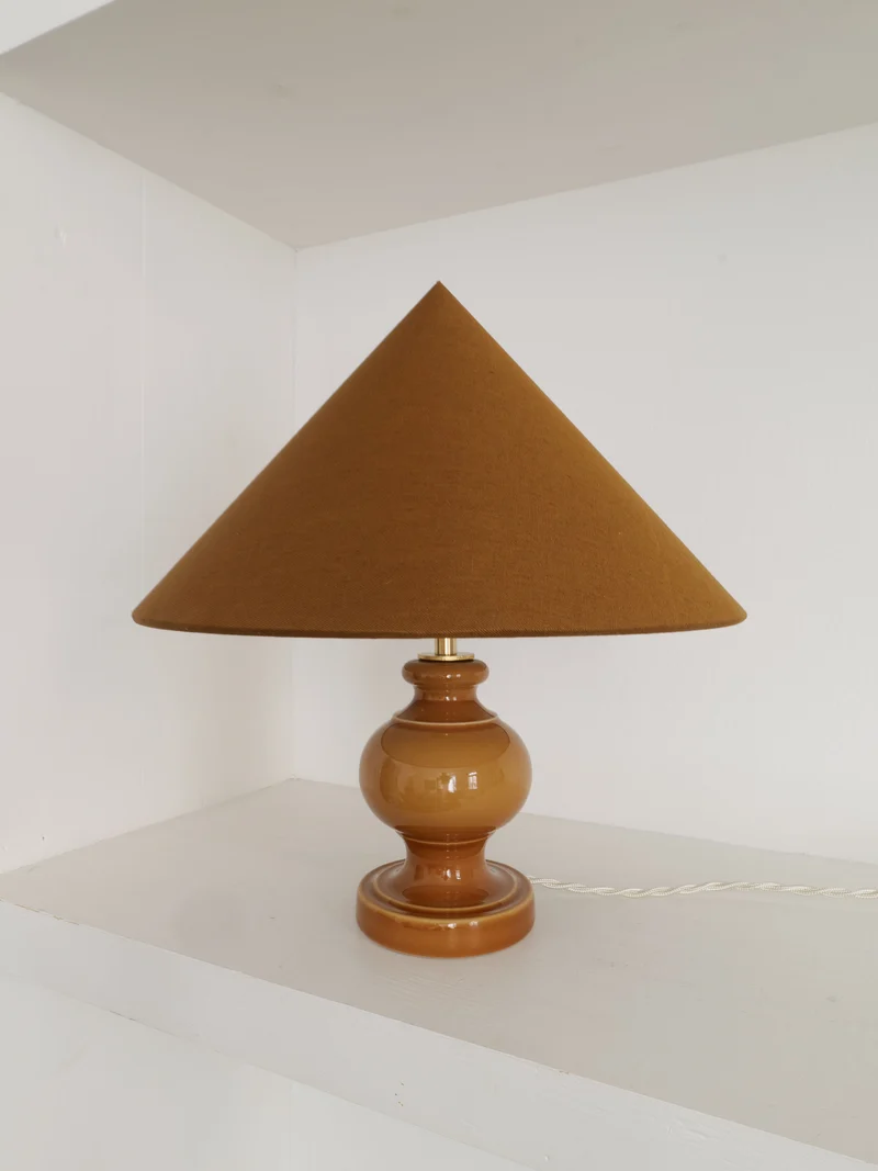 Vintage Sculptural Ceramic Table Lamp, 1970s