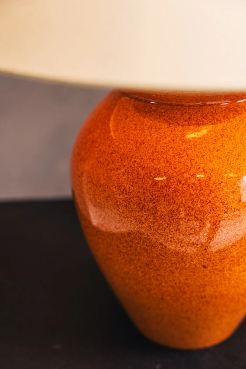 Vintage Mid-Century Ceramic Table Lamp by Robert Kostka