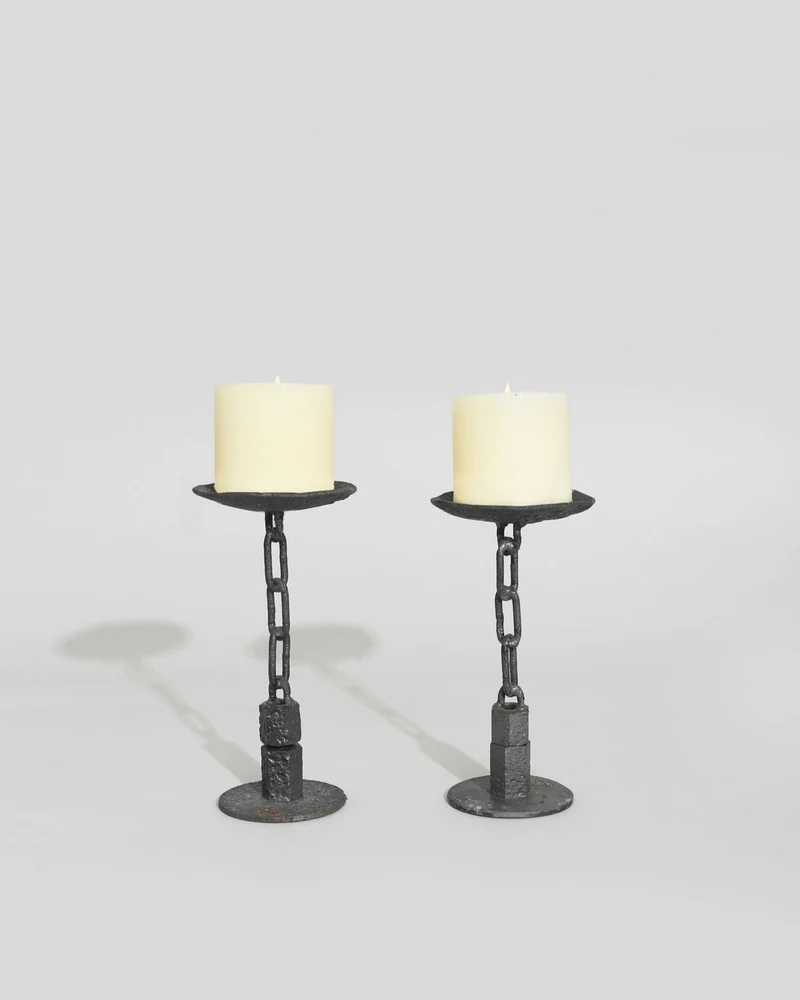 Chain Candleholder Set