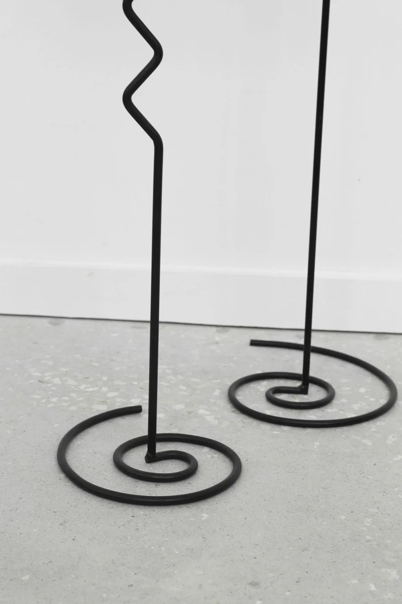 Spiral Floor Candleholder Trio