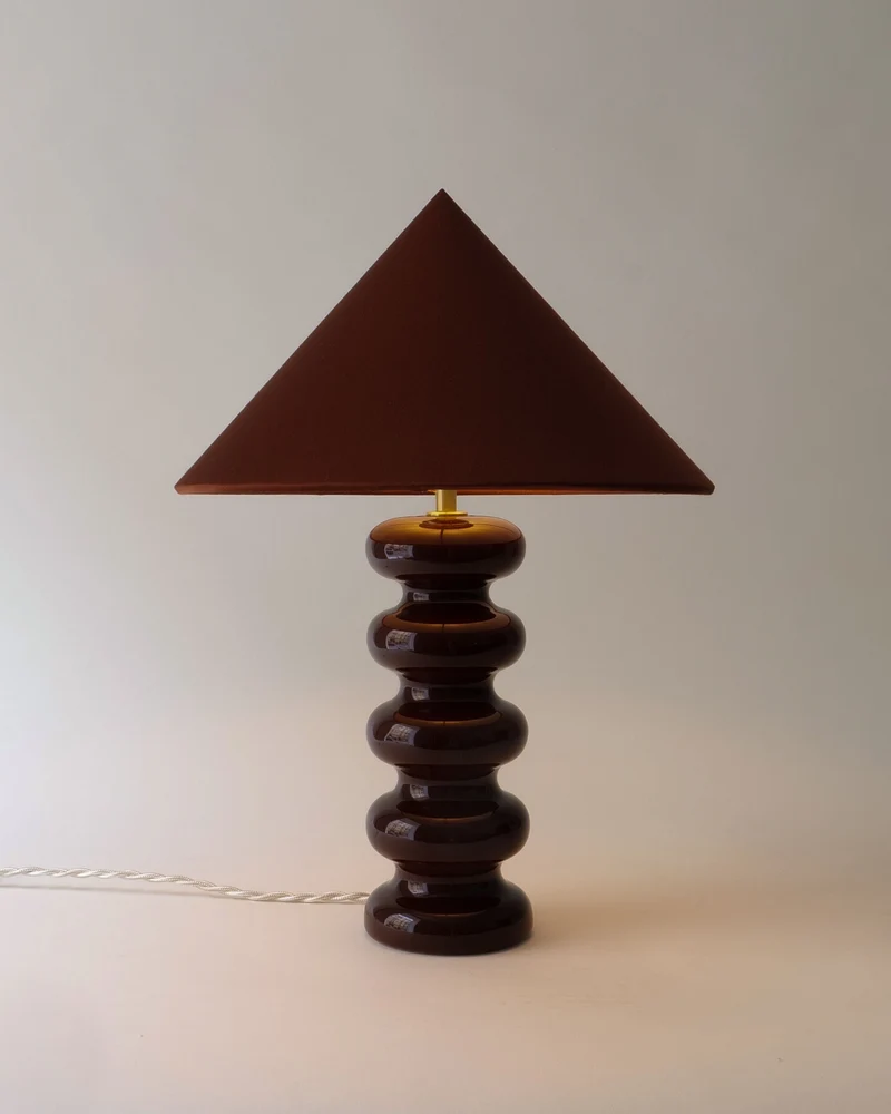 Vintage Sculptural Ceramic Table Lamp, 1970s