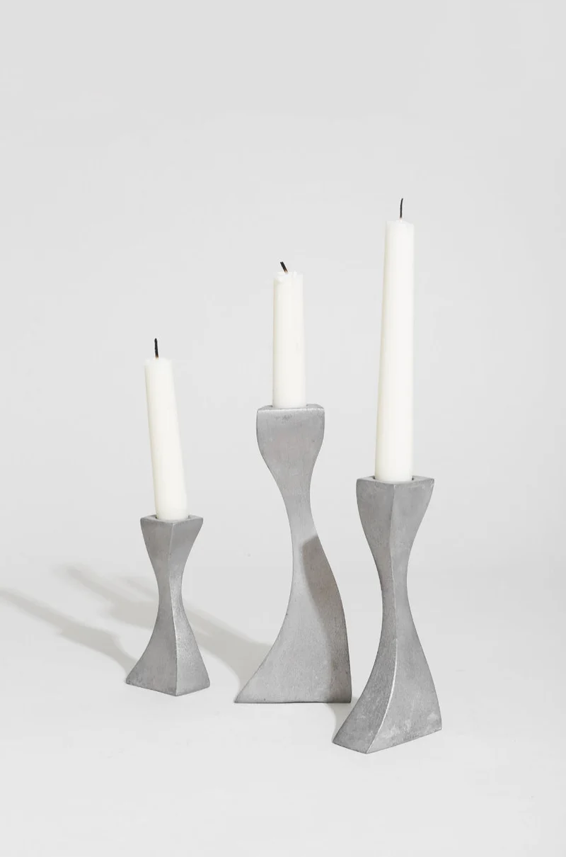 Wavy Candleholder Set