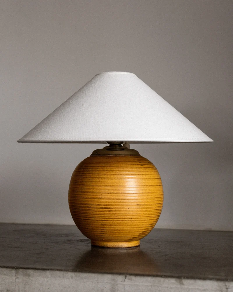 Vintage Ceramic Table Lamp, Sweden 1930s/40s