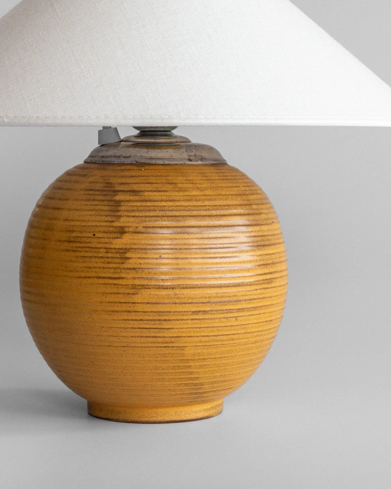 Vintage Ceramic Table Lamp, Sweden 1930s/40s