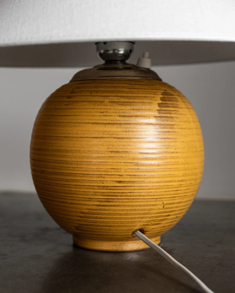 Vintage Ceramic Table Lamp, Sweden 1930s/40s