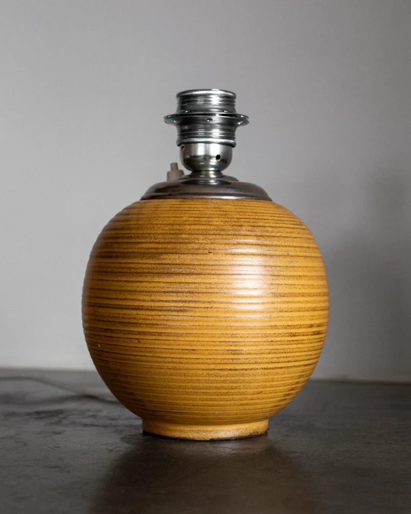 Vintage Ceramic Table Lamp, Sweden 1930s/40s