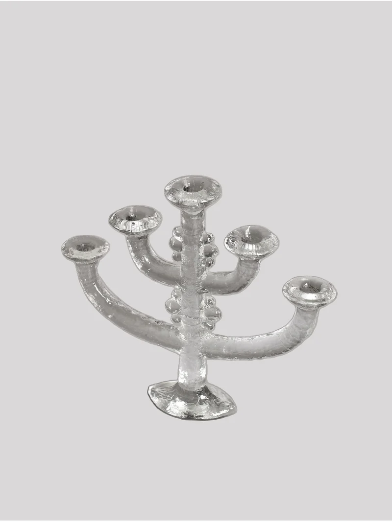 Large Glass Candlestick by Staffan Gellerstedt