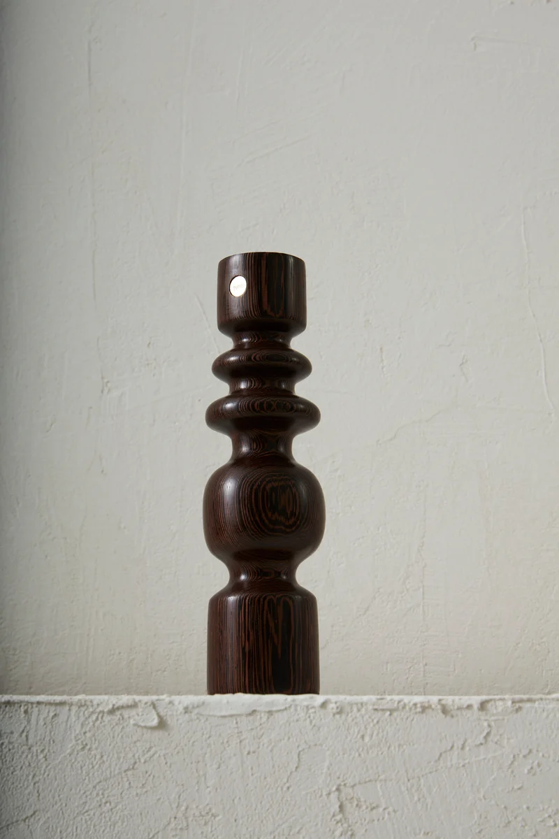 Candleholder Olympe Wengé Big