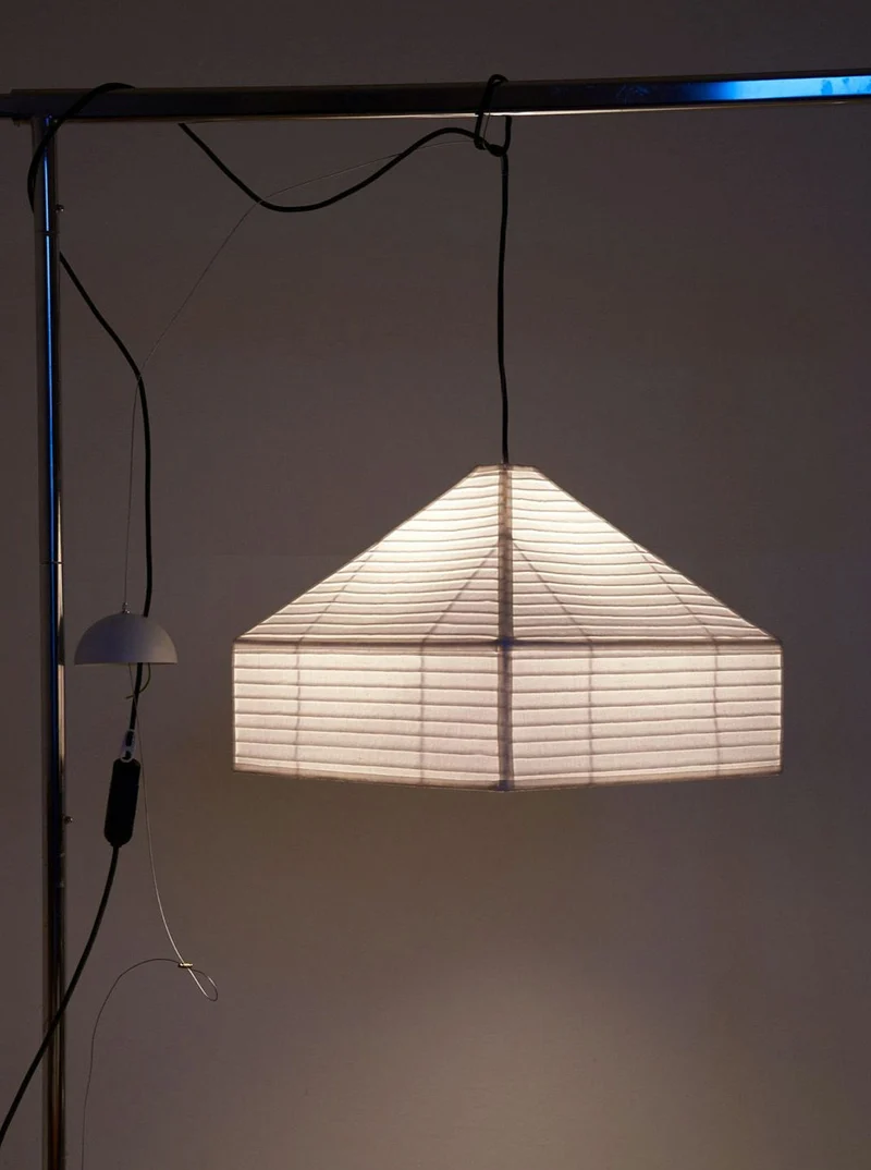 Pyramid Hanging Terracotta Table Lamp