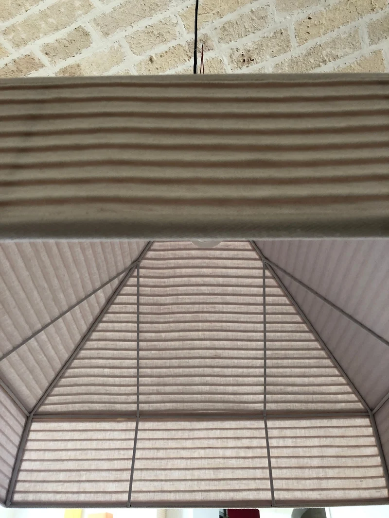 Pyramid Hanging Terracotta Table Lamp