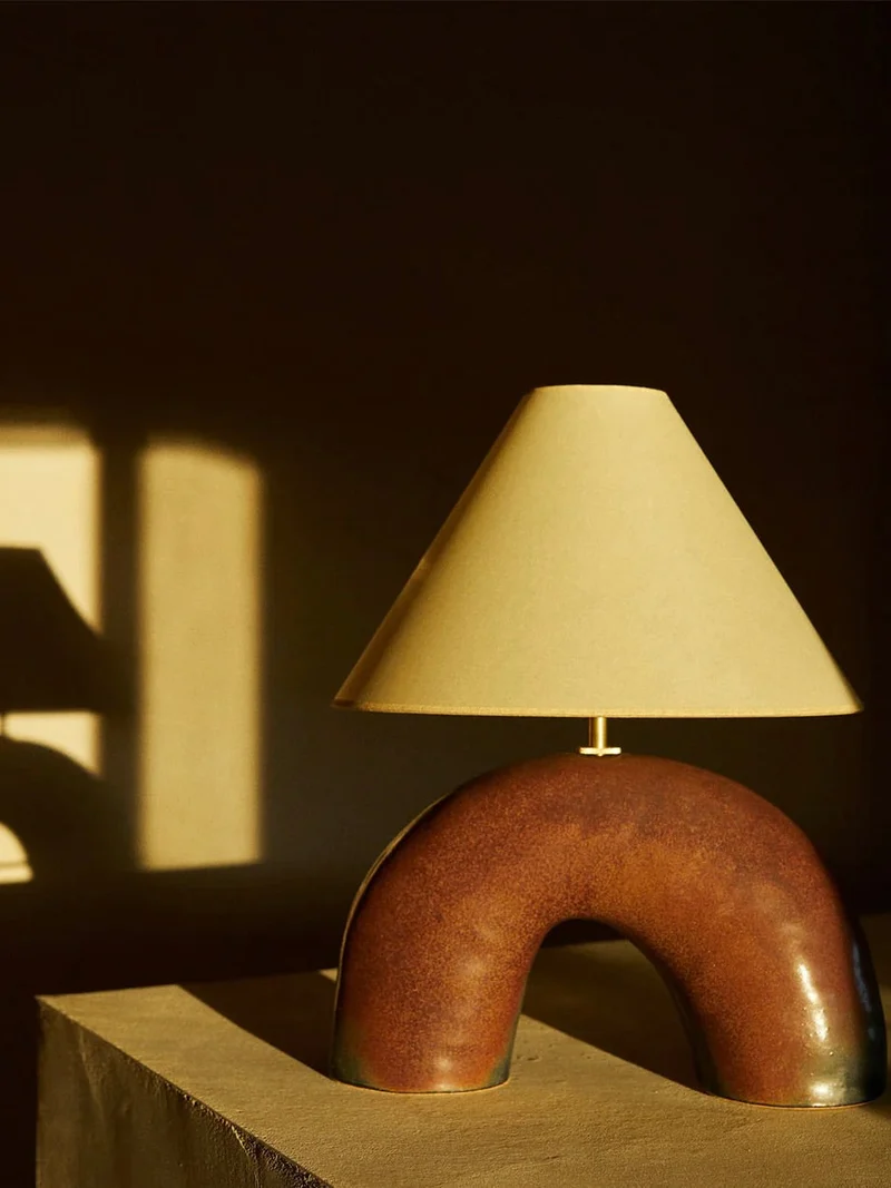 Volta Brass Table Lamp