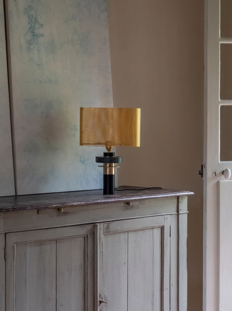 Dyane Brass Table Lamp