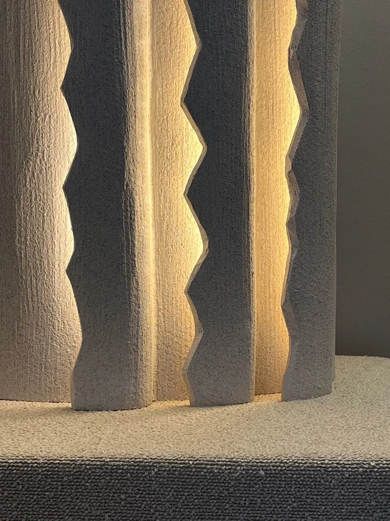 Mountain Climb Table Lamps in Ceramic