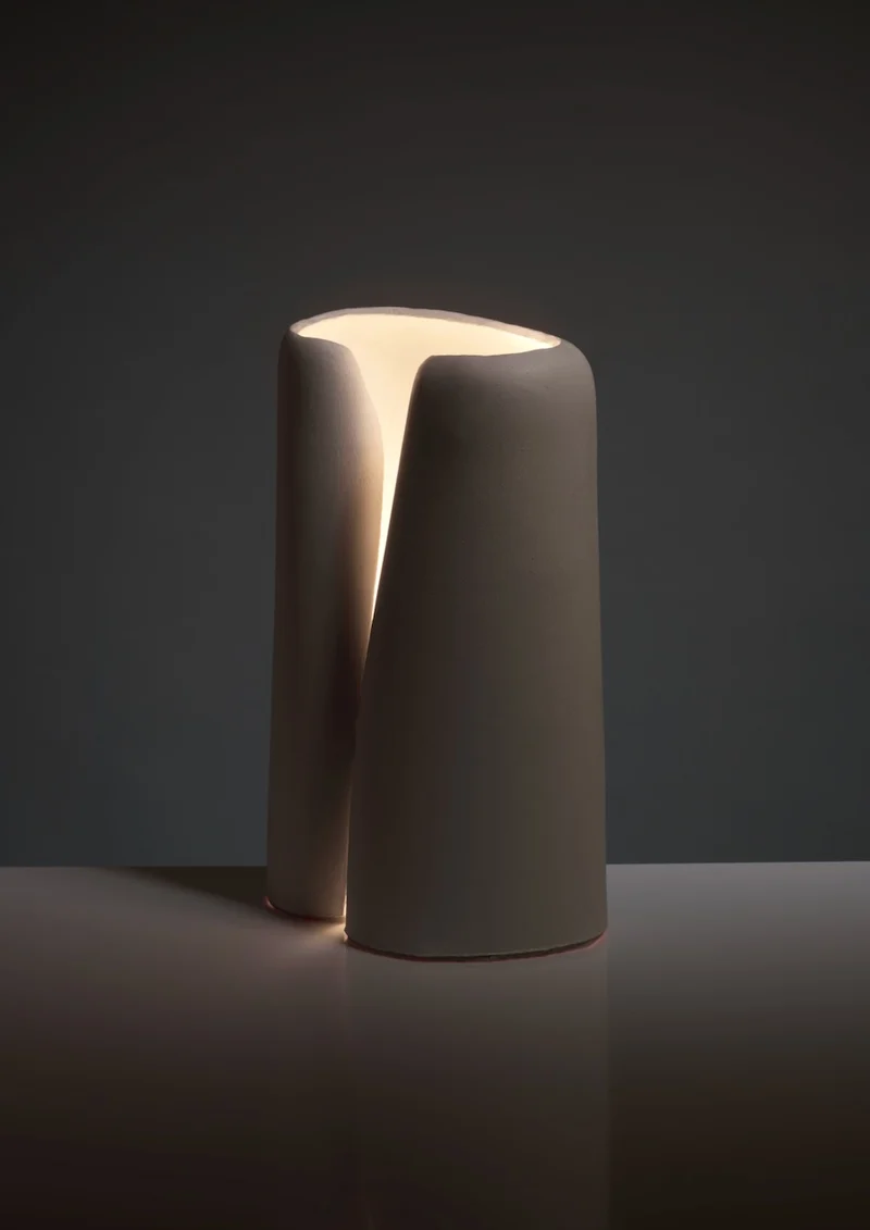 Snail Table Lamps in Ceramic