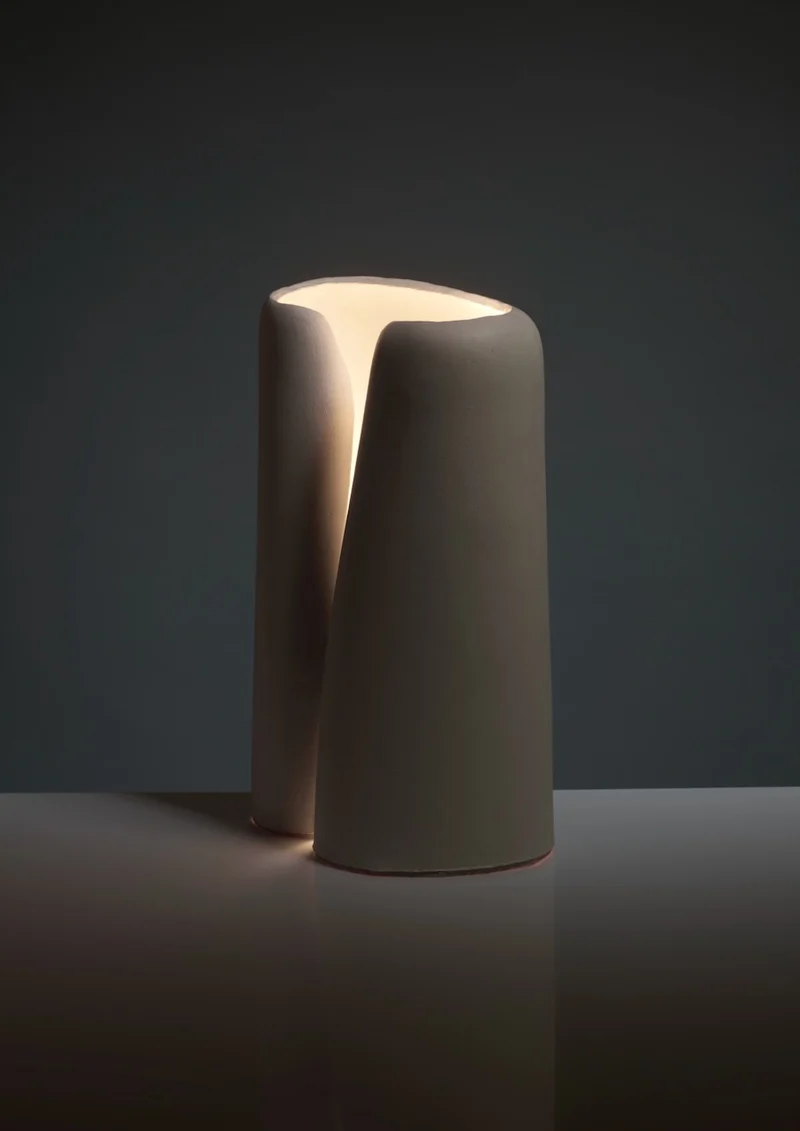 Snail Table Lamps in Ceramic