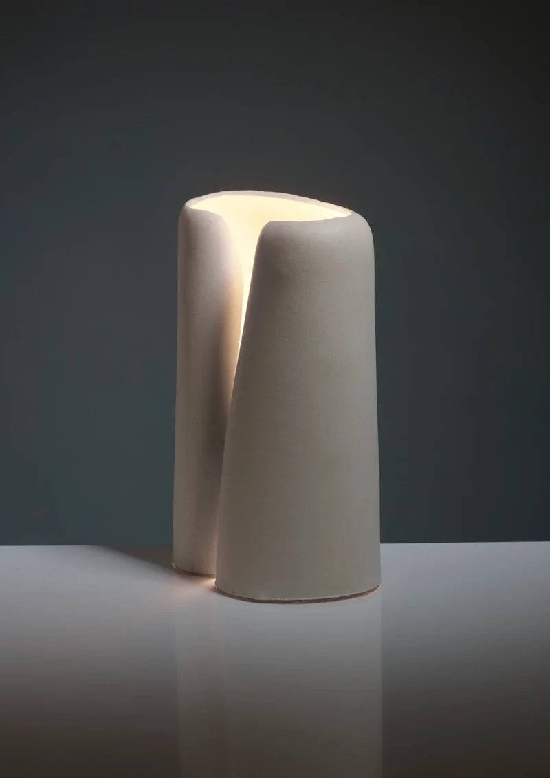 Snail Table Lamps in Ceramic