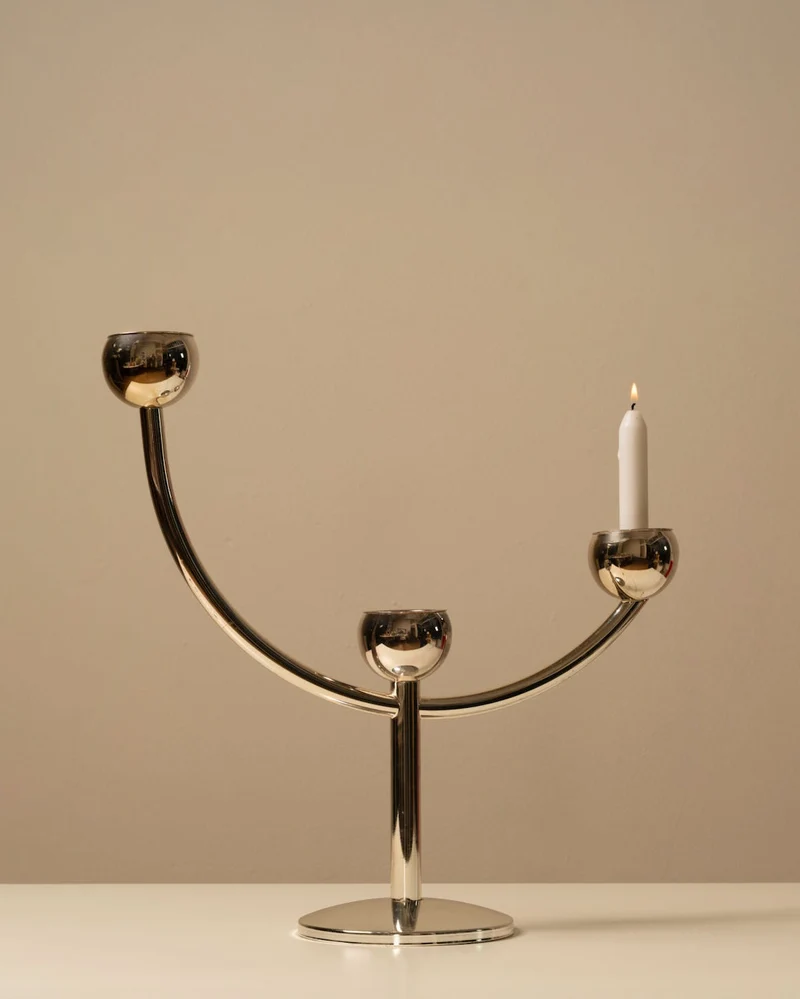 Vintage Modernist Candelholder