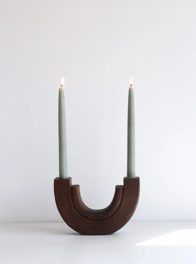 Half Circle Candle Holder