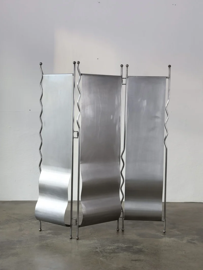 "Alto" Folding-Screen in Stainless Steel