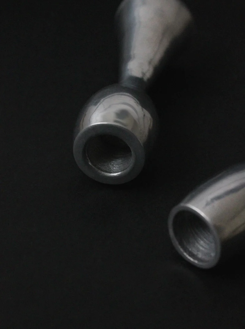 Polished Aluminum Candleholders