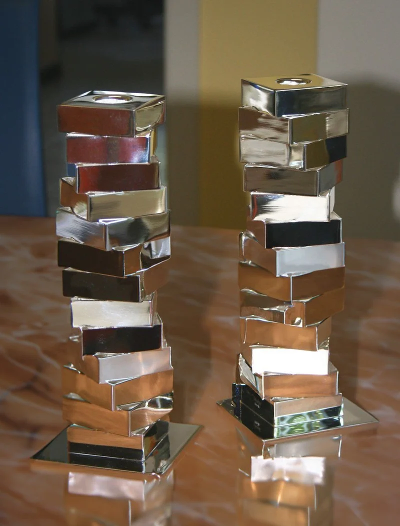 Silver-plated Candlestick
