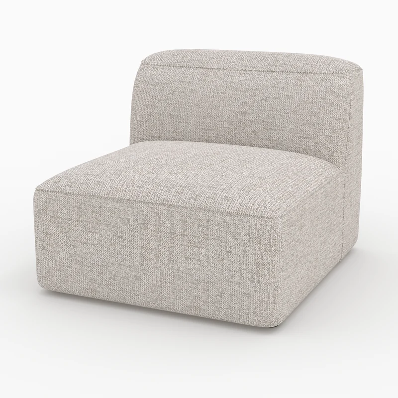 Chauffeuse Hestia pour canapé modulable en tissu beige