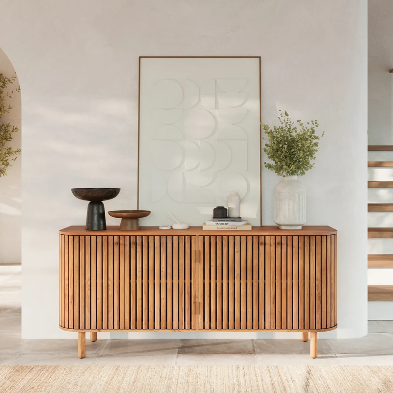 Buffet Paola en bois d'acacia