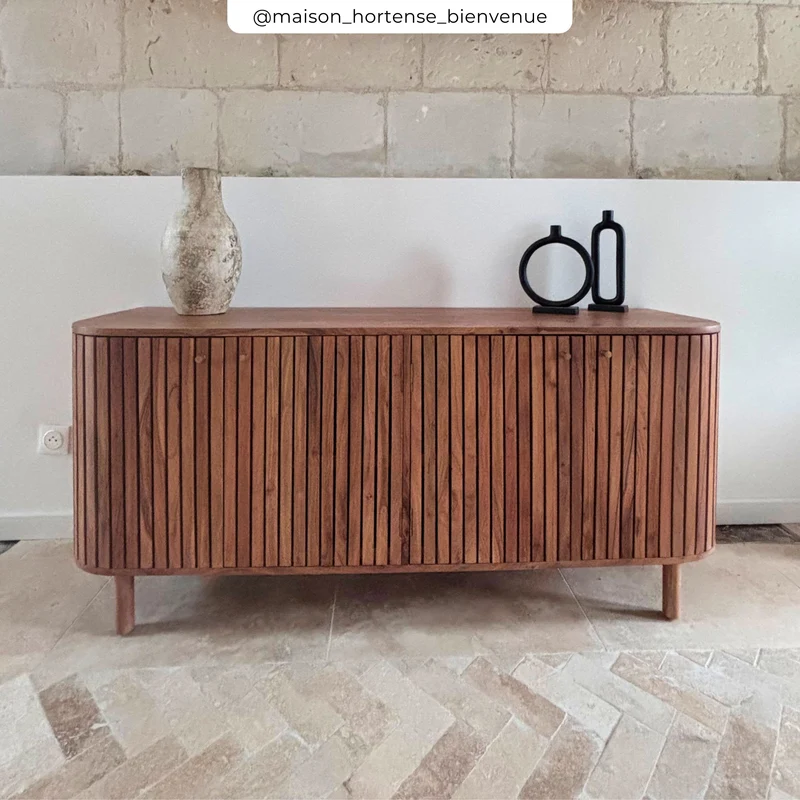 Buffet Paola en bois d'acacia