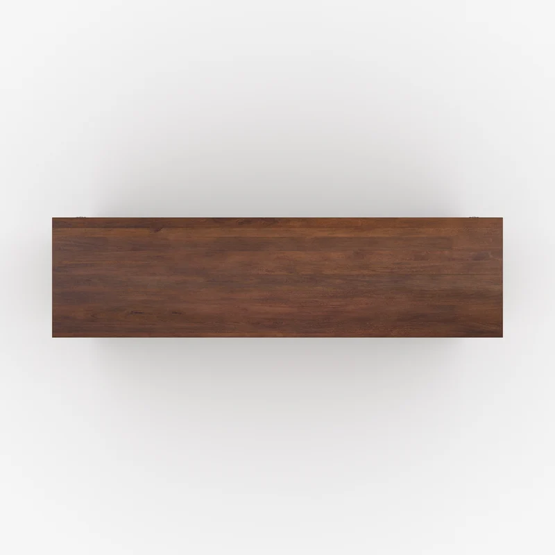 Buffet Achille en bois de manguier marron foncé