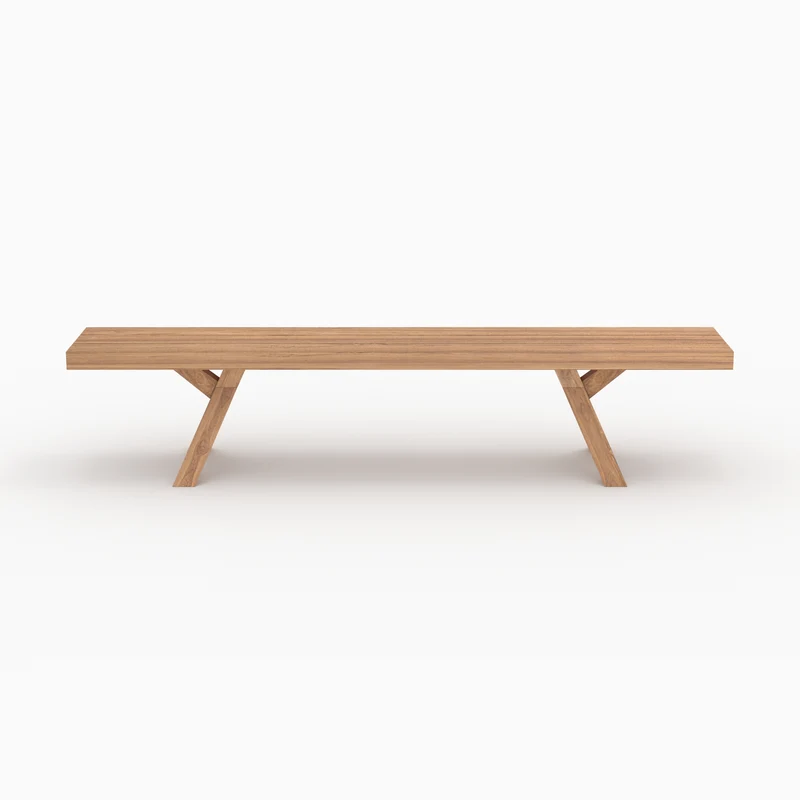 Banc de jardin Soraya en bois de teck 4 personnes