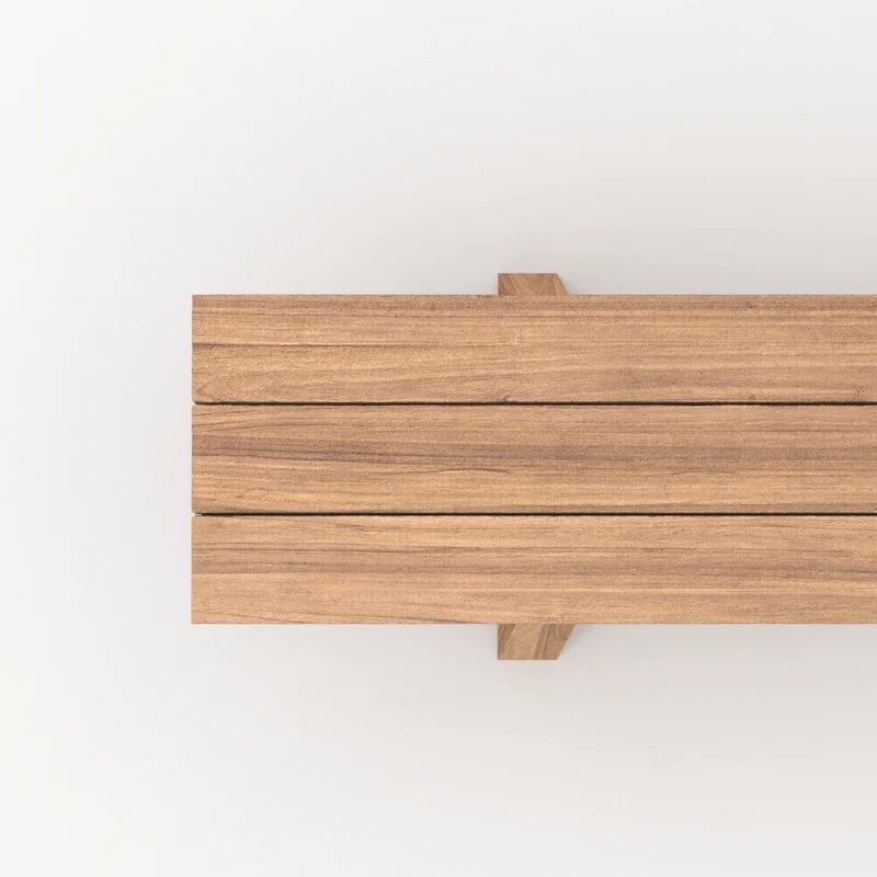 Banc de jardin Soraya en bois de teck 4 personnes
