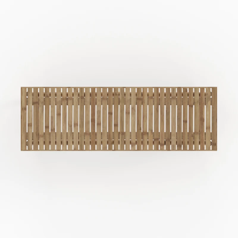 Banc de jardin 2 places Vadella en bambou