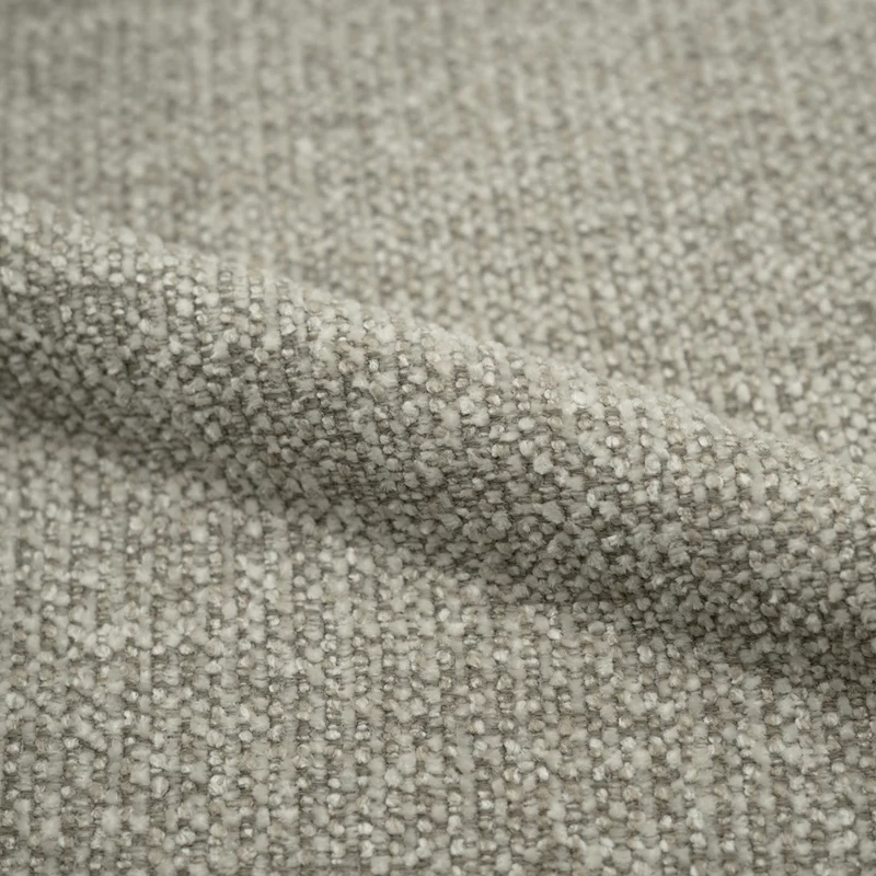 Canapé d'angle modulable Nova 4 places en tissu beige chiné