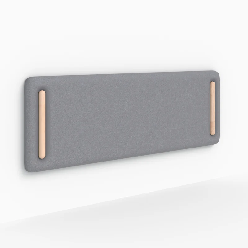 Tête de lit Katia en tissu gris 160 cm