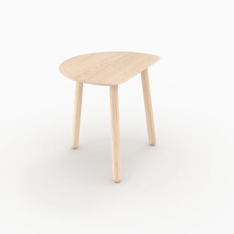Tables gigognes Montaine en bois de frêne effet blanchi