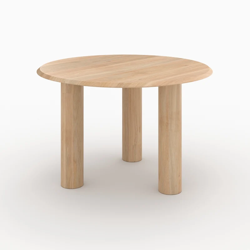 Table ronde Sacha en bois de manguier 4 personnes