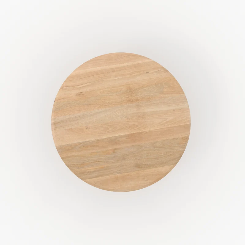 Table ronde Sacha en bois de manguier 4 personnes