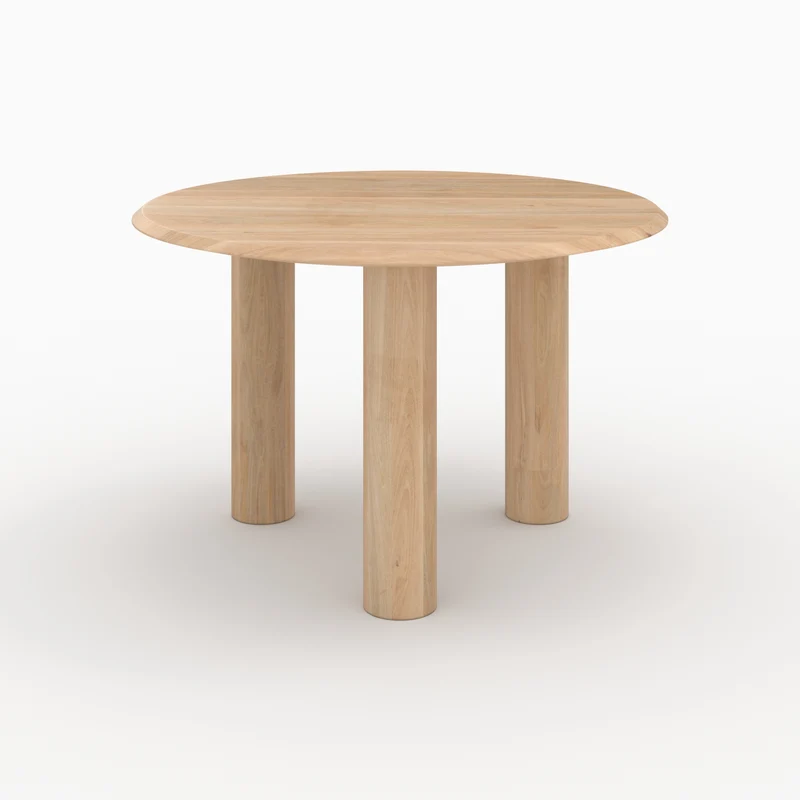 Table ronde Sacha en bois de manguier 4 personnes