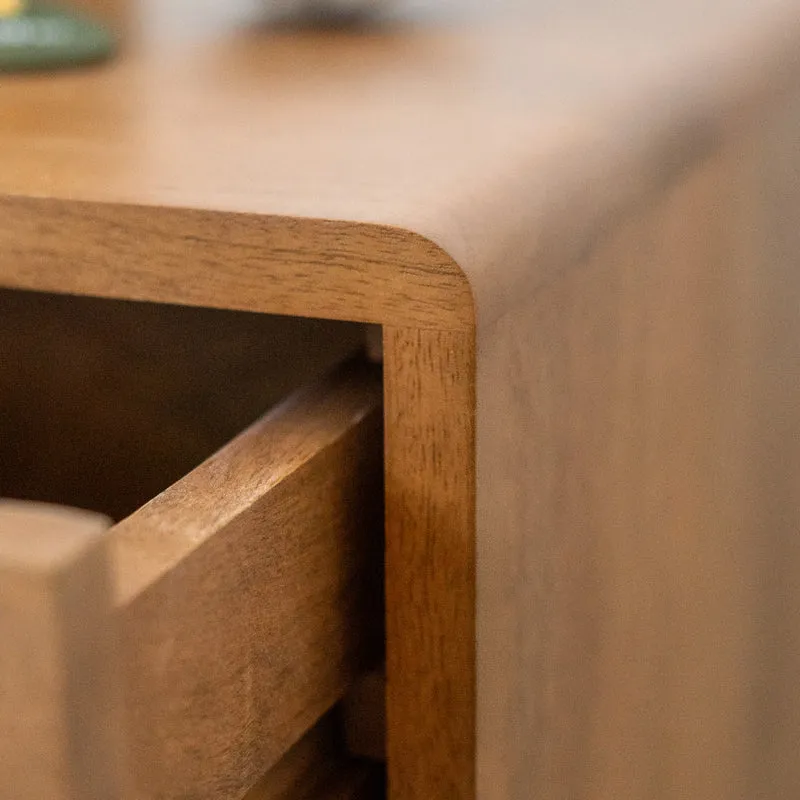 Table de chevet Oréa en bois de manguier