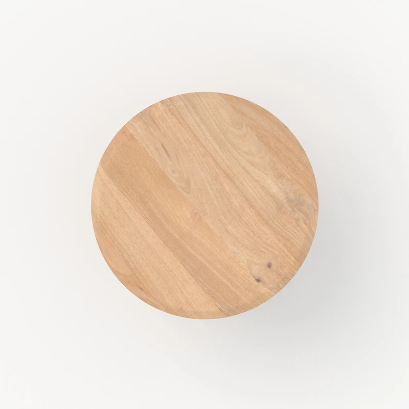Table d'appoint Sacha en bois de manguier D40 cm