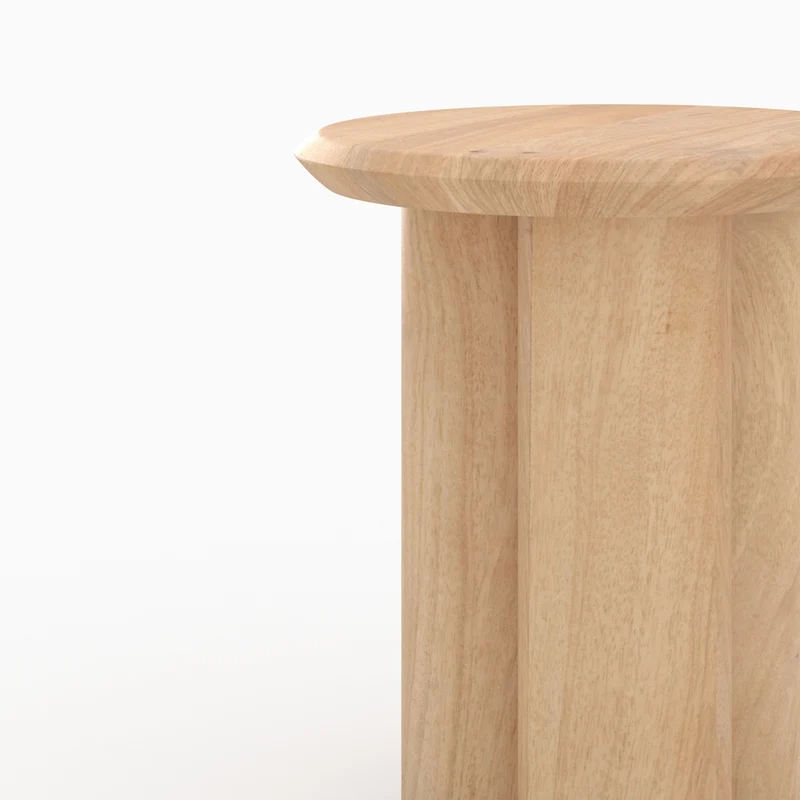 Table d'appoint Sacha en bois de manguier D40 cm