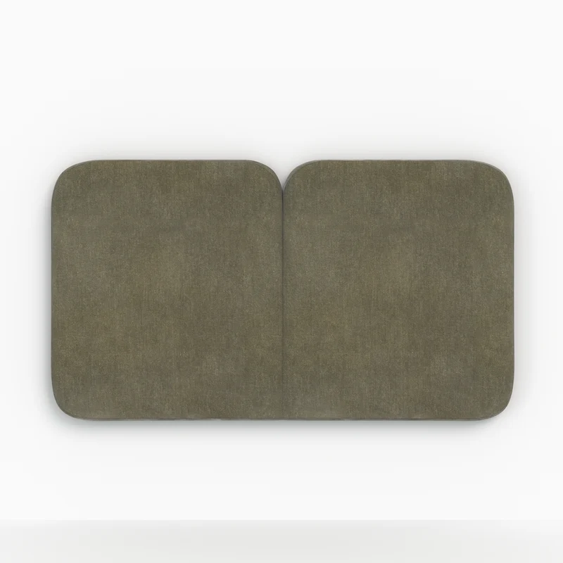 Tête de lit Etna en tissu vert olive 160 cm