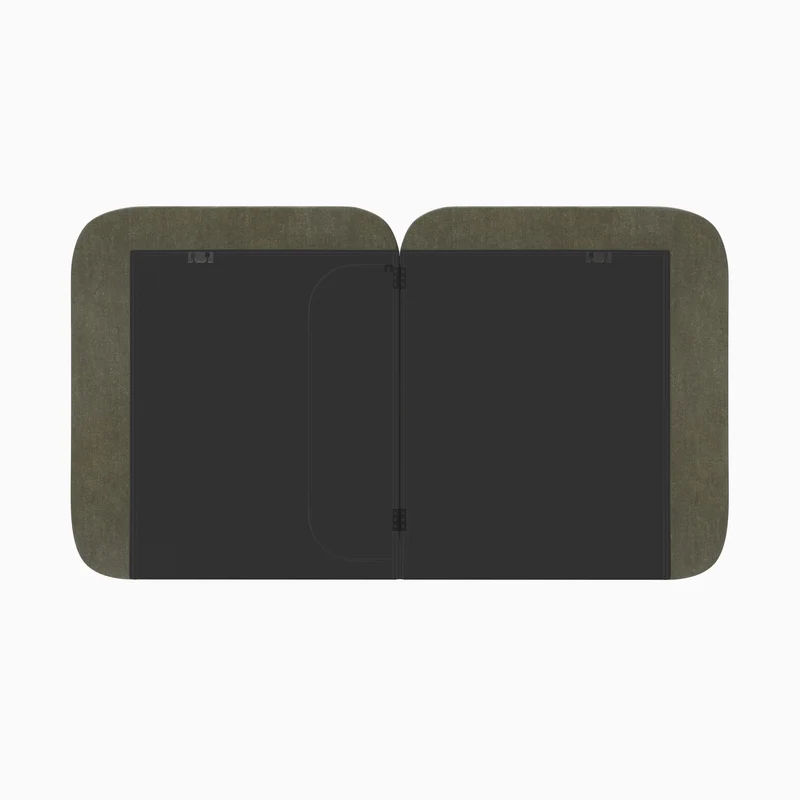 Tête de lit Etna en tissu vert olive 160 cm