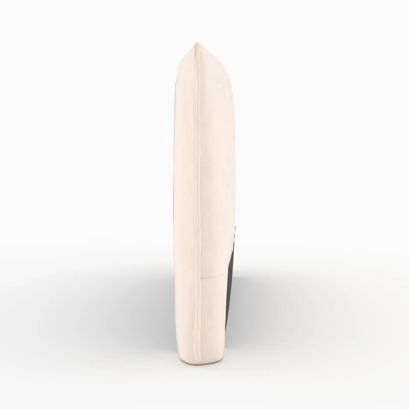 Tête de lit Safia en tissu blanc déhoussable 160 cm