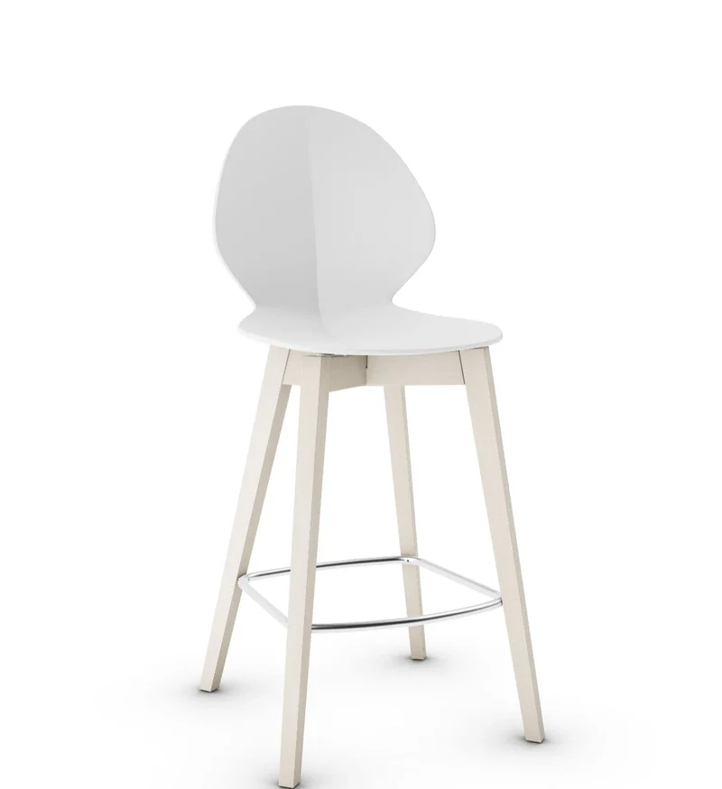Tabouret Calligaris - Basil (Pieds en bois) CS1495